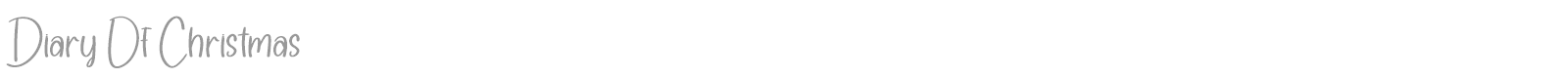 Font Diary Of Christmas